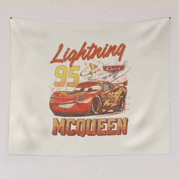 Item preview, Red Race Car 95 Vintage Racing Graphic designed and sold by Thedustyart.