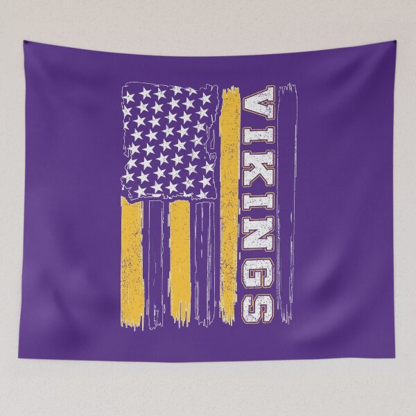 Item preview, Vintage Vikings US Flag Distressed Football Team Spirit designed and sold by RockTheFeal.