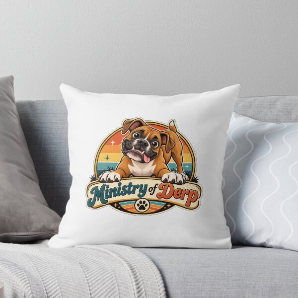 Item preview, Ministerio de Derp Perro Bóxer Gracioso designed and sold by DesignArtEmpire.