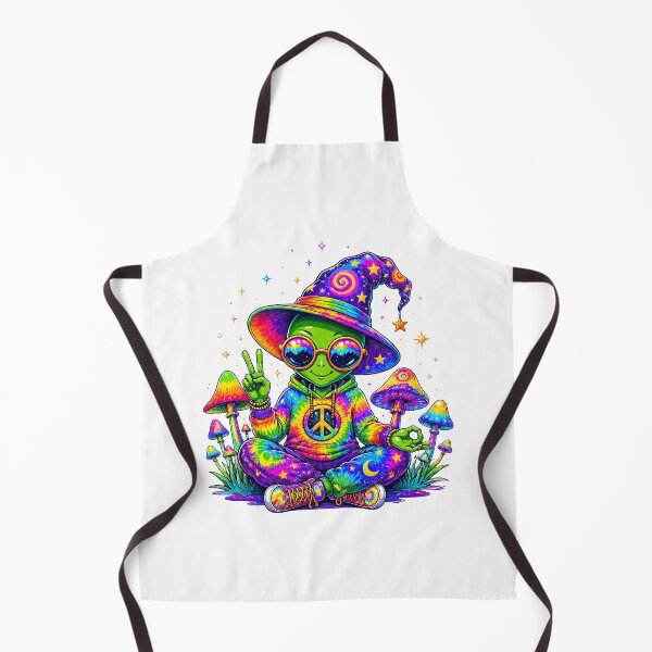 Item preview, groovy frog peace mushroom tie dye hippie psychedelic art designed and sold by Cocuninecrew.