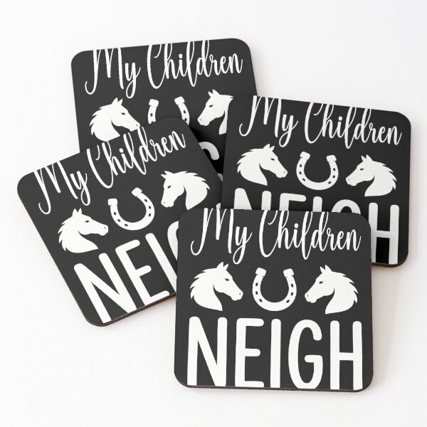 Item preview, My Children Neigh Funny Horse Mom Equestrian designed and sold by justinhmorton.