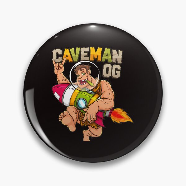 Item preview, Caveman OG Rocket Ride Retro Cartoon Humor designed and sold by Rockx5.