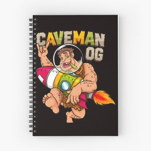 Item preview, Caveman OG Rocket Ride Retro Cartoon Humor designed and sold by Rockx5.
