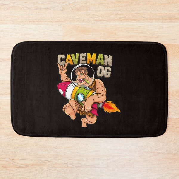 Item preview, Caveman OG Rocket Ride Retro Cartoon Humor designed and sold by Rockx5.