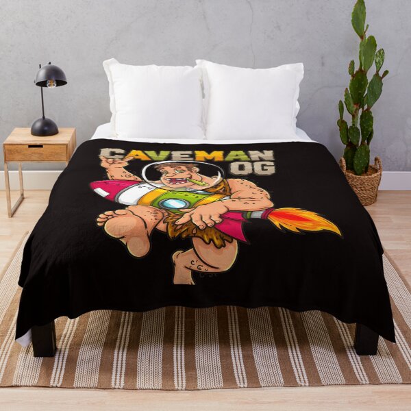 Item preview, Caveman OG Rocket Ride Retro Cartoon Humor designed and sold by Rockx5.