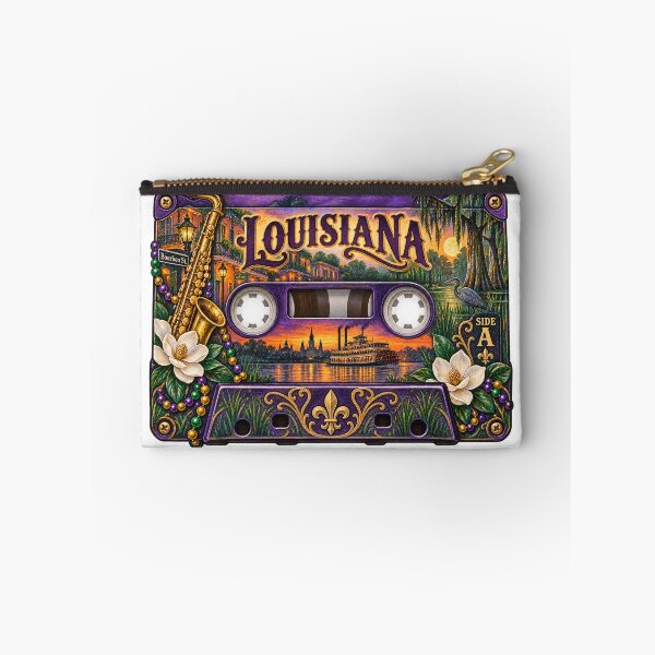 Item preview, Louisiana Retro Cassette Tape designed and sold by Whimspired By Paxx.