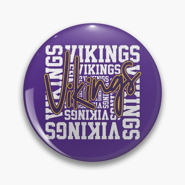 Item preview, Vintage Vikings Script Distressed Football Fan Spirit designed and sold by Floral Vintage.