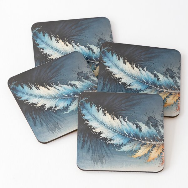 Item preview, Feather in the Midnight Rain designed and sold by tambanow.