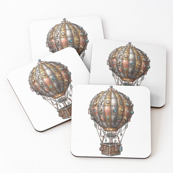 Item preview, Vintage Steampunk Hot Air Balloon Brass and Gears designed and sold by Robert Lucio.