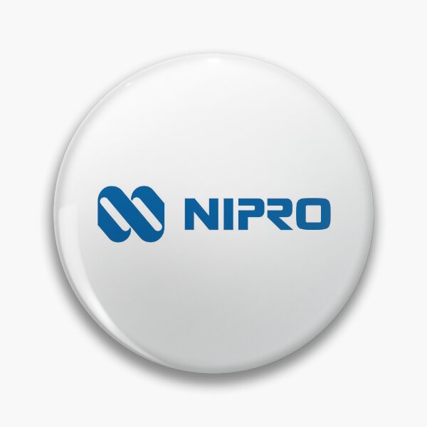 Item preview, Nipro logo blue wordmark with symbol of Japanese medical device company designed and sold by Scovillea.