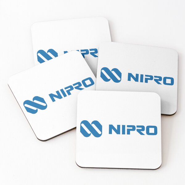 Item preview, Nipro logo blue wordmark with symbol of Japanese medical device company designed and sold by Scovillea.