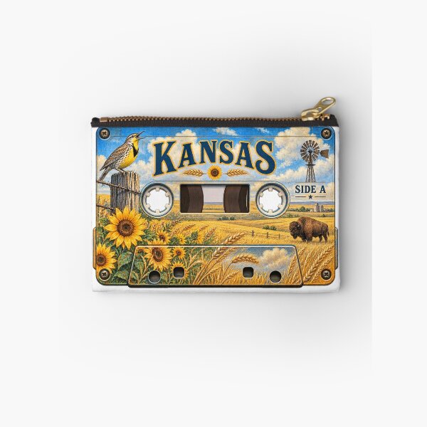 Item preview, Kansas Retro Cassette Tape designed and sold by Whimspired By Paxx.