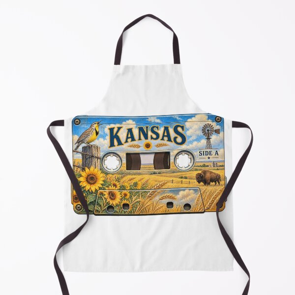 Item preview, Kansas Retro Cassette Tape designed and sold by Whimspired By Paxx.