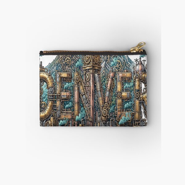 Item preview, Vintage Denver Optical Illusion Steampunk Skyline designed and sold by Robert Lucio.