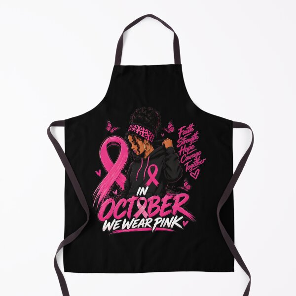 Item preview, in october we wear pink black women breast cancer awareness designed and sold by Cocuninecrew.