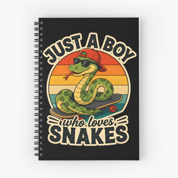 Item preview, just a boy who loves snakes retro sunset designed and sold by Cocuninecrew.