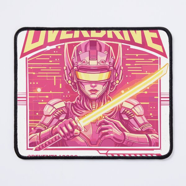 Item preview, Overdrive Cyberpunk Samurai Poster designed and sold by Matinez Pink.