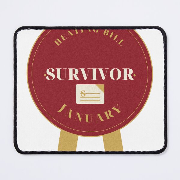 Item preview, Heating Bill Survivor Club Winter Homeowner Tee designed and sold by thestevebro.