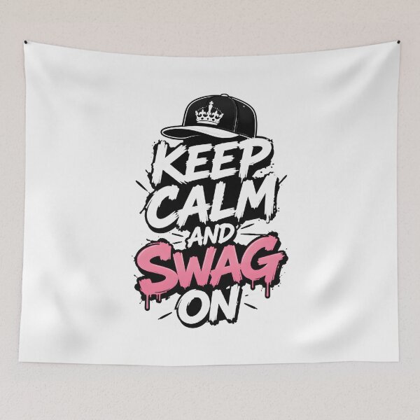 Item preview, keep calm and swag on crown designed and sold by Cocuninecrew.