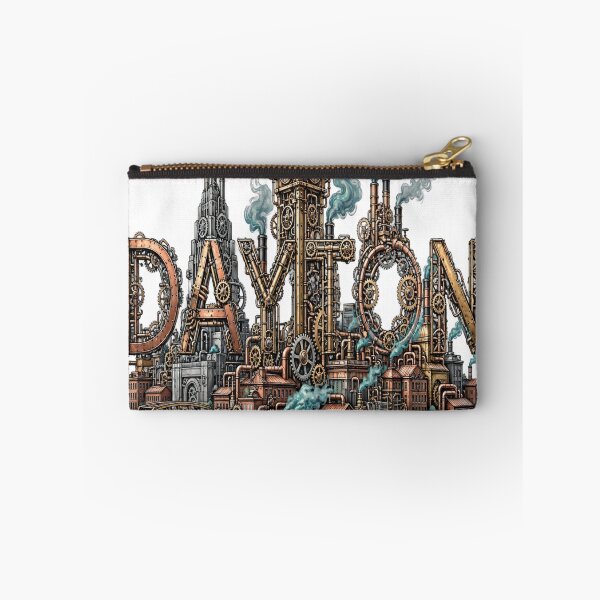 Item preview, Vintage Dayton Ohio Optical Illusion Steampunk Skyline designed and sold by Robert Lucio.