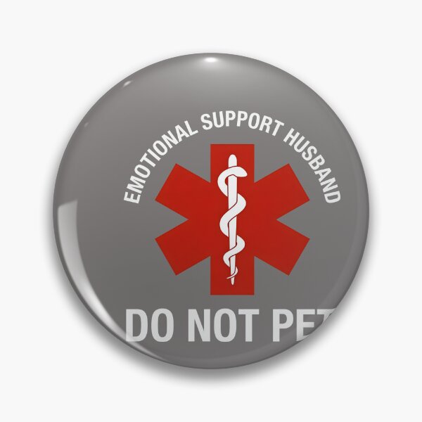 Item preview, Emotional Support Husband Do Not Pet-6 designed and sold by MatteoCappel.