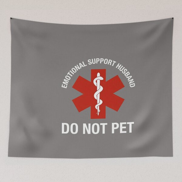 Item preview, Emotional Support Husband Do Not Pet-6 designed and sold by MatteoCappel.