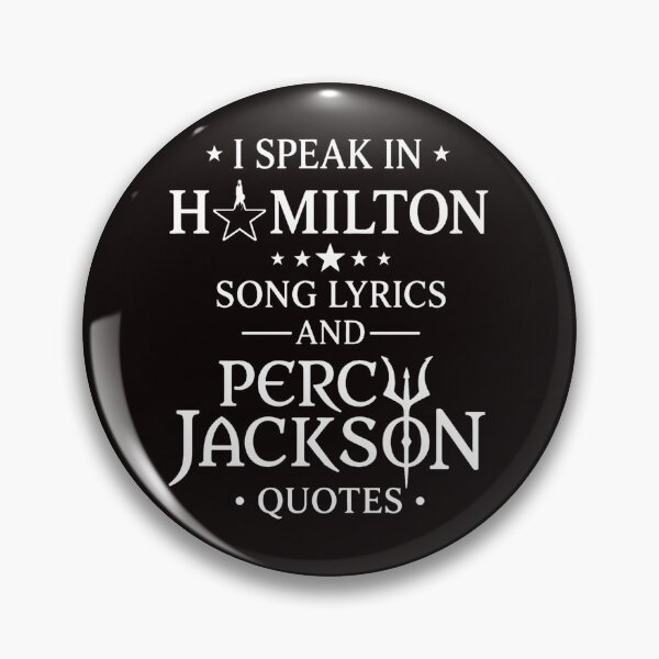 Item preview, Hamilton Song Lyrics Percy Jackson  designed and sold by LookaaL.
