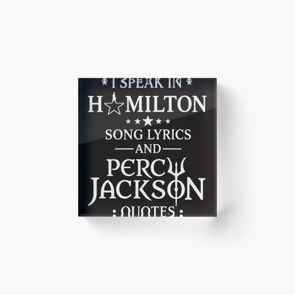 Artikelvorschau, Hamilton Songtexte Percy Jackson entworfen und verkauft von LookaaL.