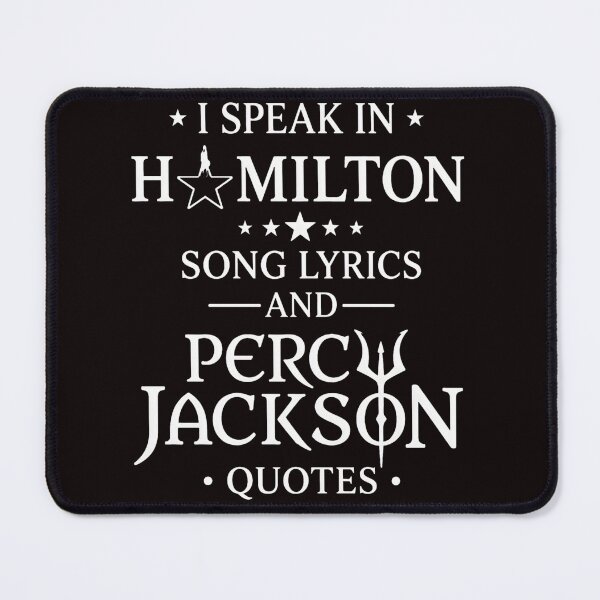 Item preview, Hamilton Song Lyrics Percy Jackson designed and sold by LookaaL.