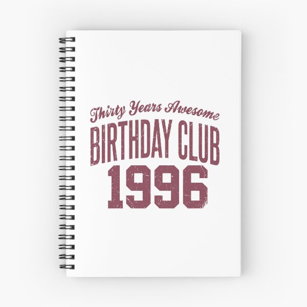 Item preview, 1996 Birthday Club – Retro Varsity 30th Birthday designed and sold by PalleteCreation.