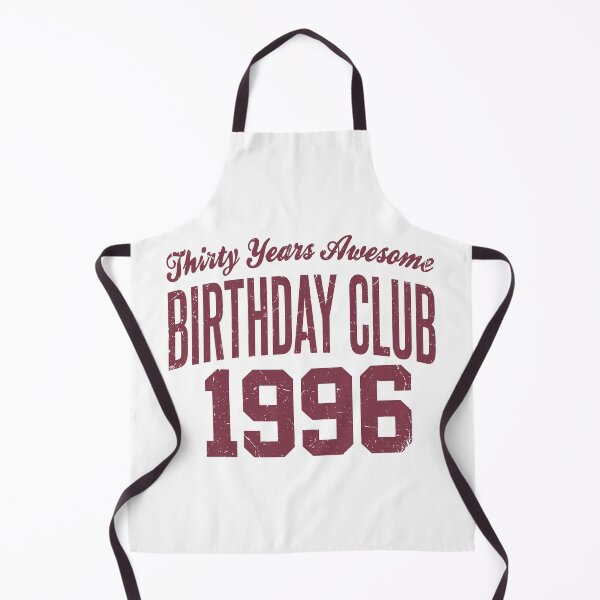 Item preview, 1996 Birthday Club – Retro Varsity 30th Birthday designed and sold by PalleteCreation.