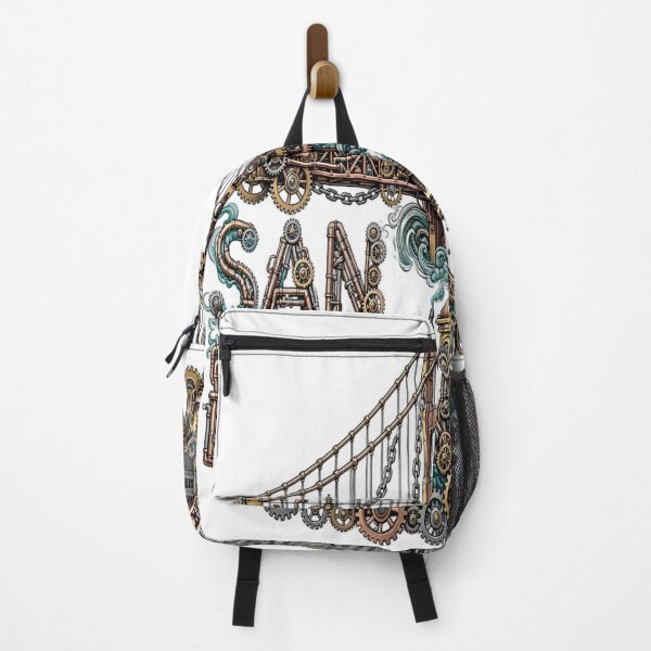 Item preview, Vintage San Francisco Optical Illusion Steampunk Skyline designed and sold by Robert Lucio.