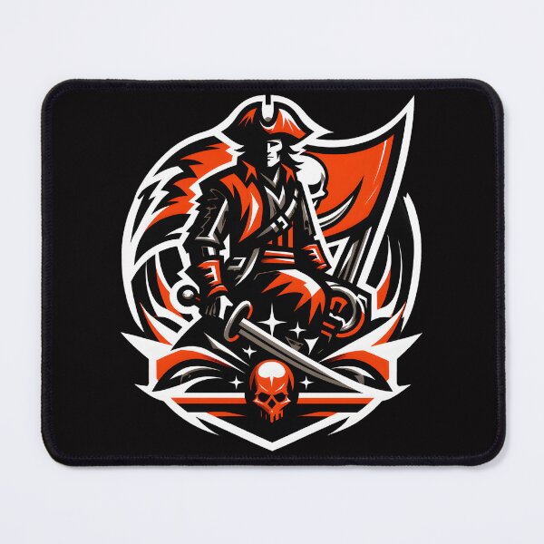 Item preview, Pirate Warrior Skull Flag Art designed and sold by RawSauropsid.