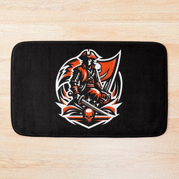 Item preview, Pirate Warrior Skull Flag Art designed and sold by RawSauropsid.