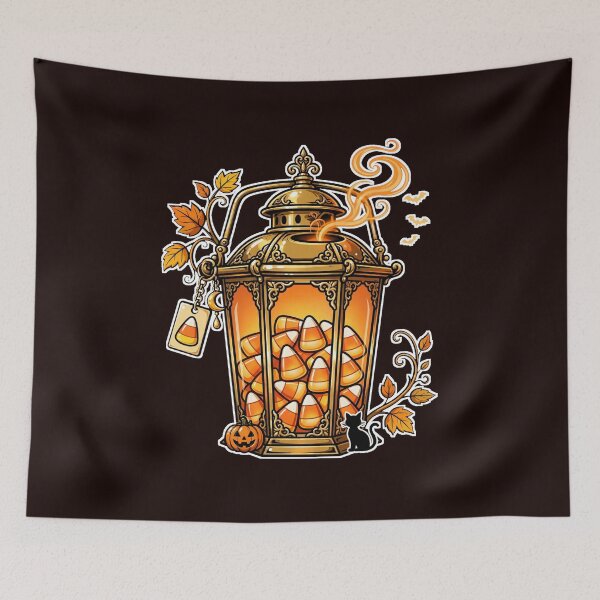 Item preview, Candy Corn Halloween Lantern designed and sold by LunaGlow Studio.