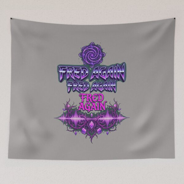 Item preview, Distorted Text Style For Fred Again-8 designed and sold by jennifervoge.