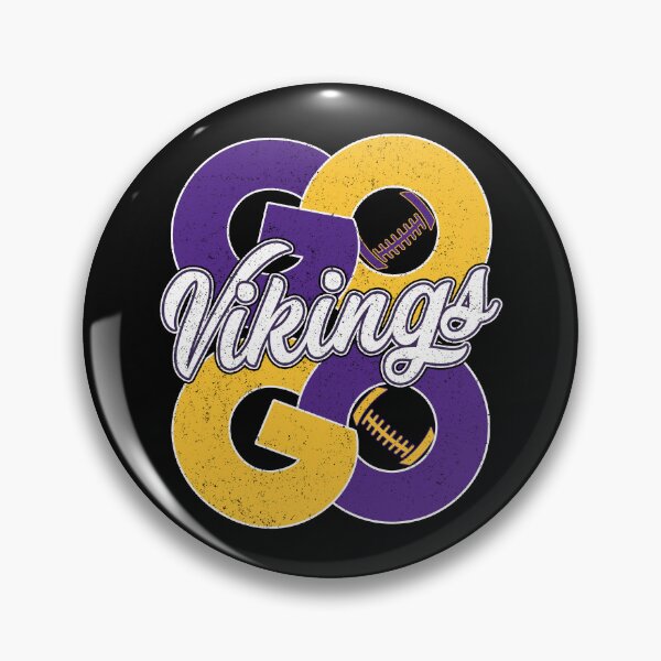 Item preview, Vintage Go Vikings Go Distressed Minnesota Football designed and sold by Floral Vintage.