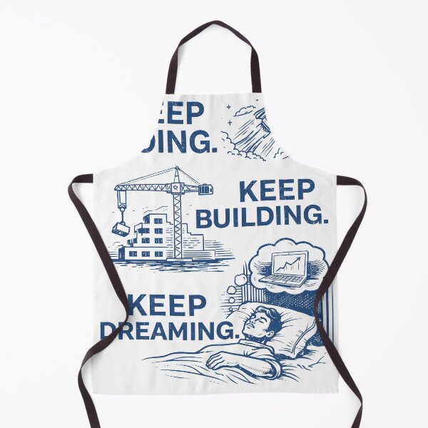 Item preview, Keep Going Building Dreaming Motivation Poster designed and sold by Matinez Pink.
