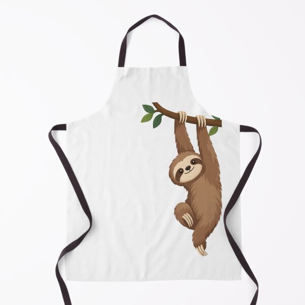 Item preview, Cute Hanging Sloth Illustration designed and sold by Designs-Lena.