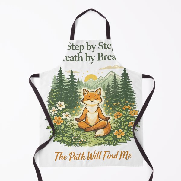 Item preview, Step By Step Meditating Fox Poster designed and sold by Matinez Pink.