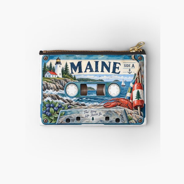 Item preview, Maine Retro Cassette Tape designed and sold by Whimspired By Paxx.