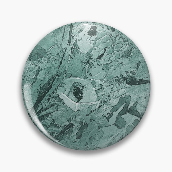 Item preview, Abstract Spring Monochromatic Floral Garden in Teal designed and sold by Artistestella.