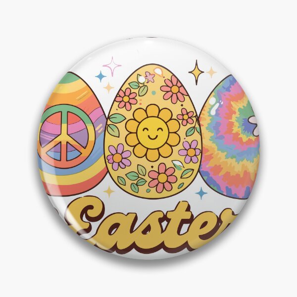 Item preview, Groovy Hippy Easter Peace Love & Eggs Poster designed and sold by Matinez Pink.