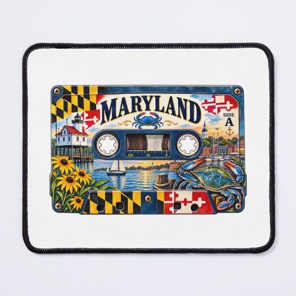 Item preview, Maryland Retro Cassette Tape designed and sold by Whimspired By Paxx.