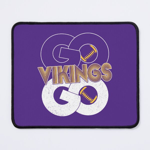 Item preview, Vintage Go Vikings Go Distressed Minnesota Football designed and sold by RockTheFeal.