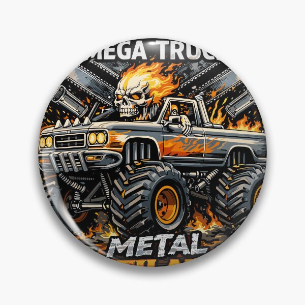 Item preview, Metal Mutilator Monster Mega Truck Poster designed and sold by Matinez Pink.