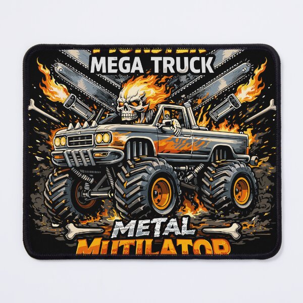 Item preview, Metal Mutilator Monster Mega Truck Poster designed and sold by Matinez Pink.