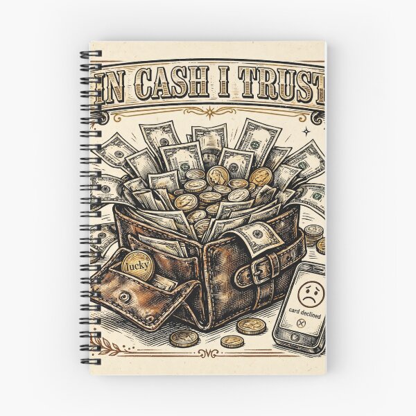 Item preview, In Cash I Trust Funny Wallet Shirt designed and sold by Hearth & Hue.
