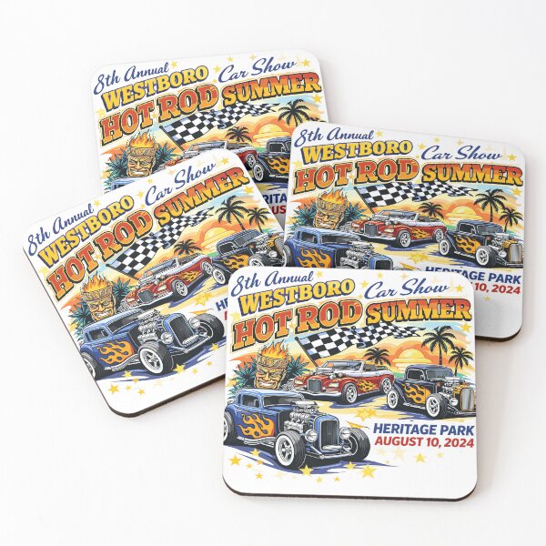 Item preview, Westboro Hot Rod Summer Car Show Poster designed and sold by Matinez Pink.