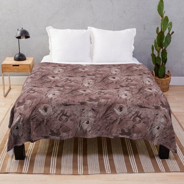 Item preview, Abstract Spring Monochromatic Floral Garden in Maroon designed and sold by Artistestella.